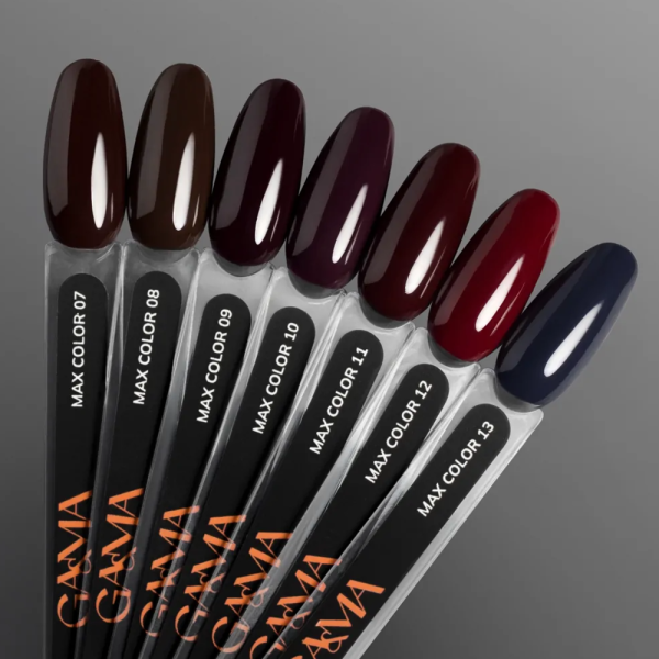 Гель-лак GEMELY Max Color №007, коричневый, 6 мл