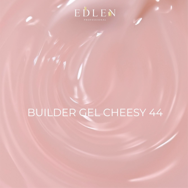 Сменный картридж Edlen Builder Gel Cheesy №44 - гель для наращивания, кремовый, 30 мл