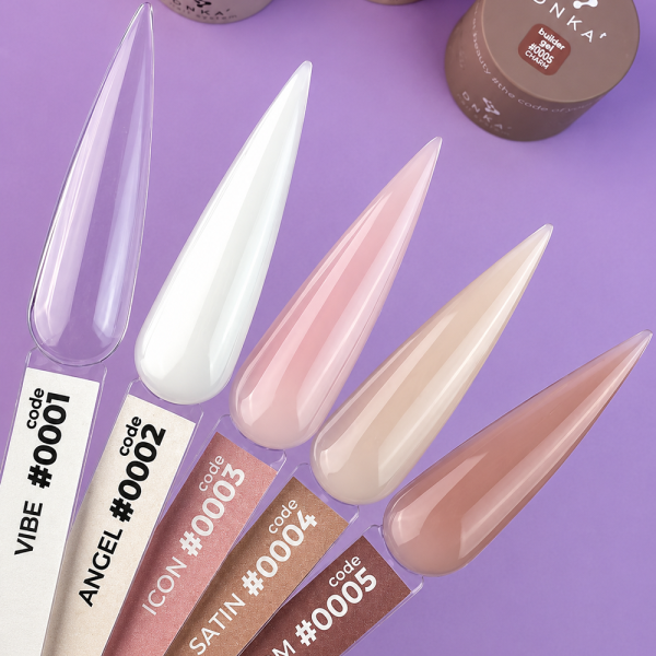 Гель для нарощування DNKa Builder Gel New Formula #0003 Icon, ніжно-рожевий, 15 мл