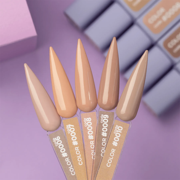 Гель-лак DNKa Gel Polish Color New Formula #0006, нюд, 7 мл