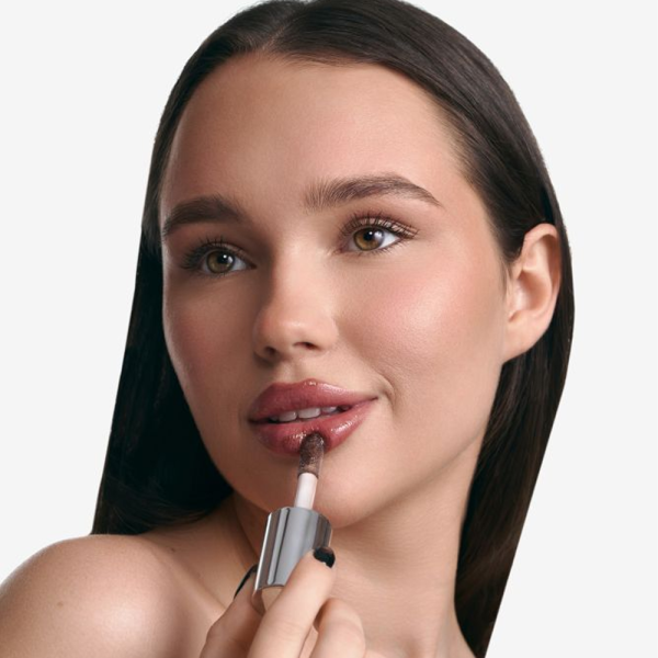 Блиск для губ ZOLA Swirl Lip Gloss Brownie, шоколадний