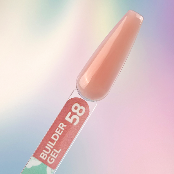 Конструюючий гель You Are Cute Builder Gel №58, кремово-персиковий, 15 мл