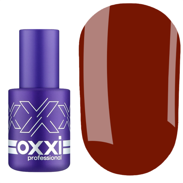 Гель-лак OXXI Professional №005, дуже темний червоний, 10 мл