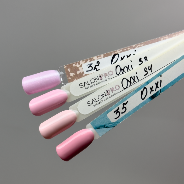 Гель-лак OXXI Professional №035, пастельний коралово-рожевий, 10 мл