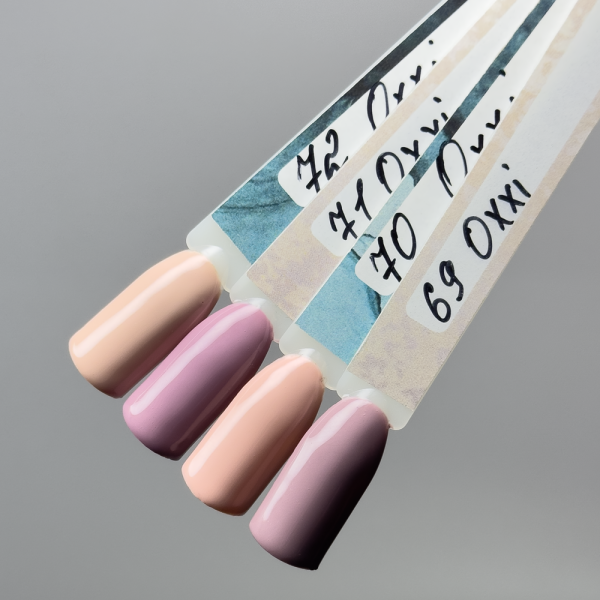 Гель-лак OXXI Professional №070, бледный розово-персиковый, 10 мл