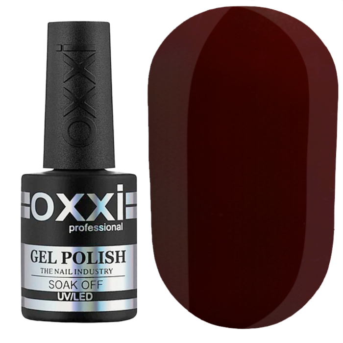 Гель-лак OXXI Professional №083, червоно-коричневий, 10 мл