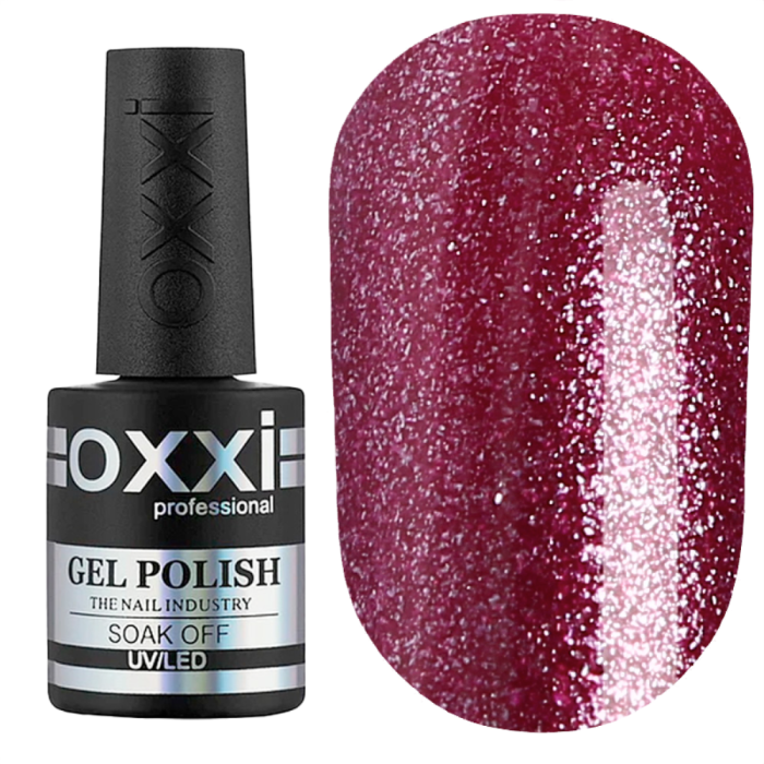Гель-лак OXXI Professional №091, ягідний з мікроблиском, 10 мл