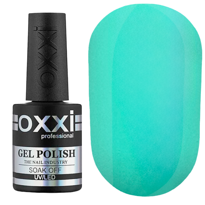 Гель-лак OXXI Professional №105, светлый бирюзовый, 10 мл