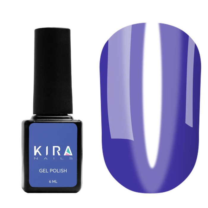 Гель-лак Kira Nails Vitrage №V10 (фиолетовый темный, витражный), 6 мл