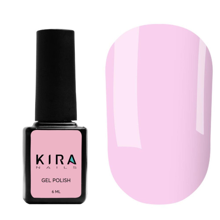Гель-лак Kira Nails №001 (розовый для френча, полупрозрачный, эмаль), 6 мл
