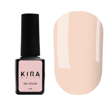 Гель-лак Kira Nails №009 (блідо-бежевий, емаль), 6 мл