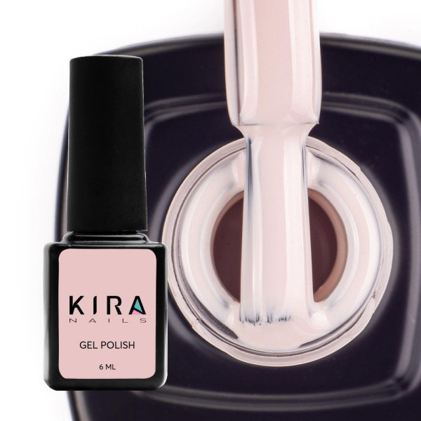 Гель-лак Kira Nails №009 (блідо-бежевий, емаль), 6 мл