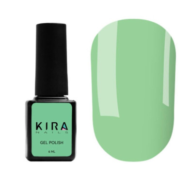 Гель-лак Kira Nails №024 (салатовый, эмаль), 6 мл