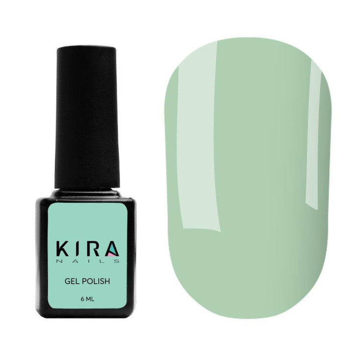 Гель-лак Kira Nails №025 (бледный салатовый, эмаль), 6 мл