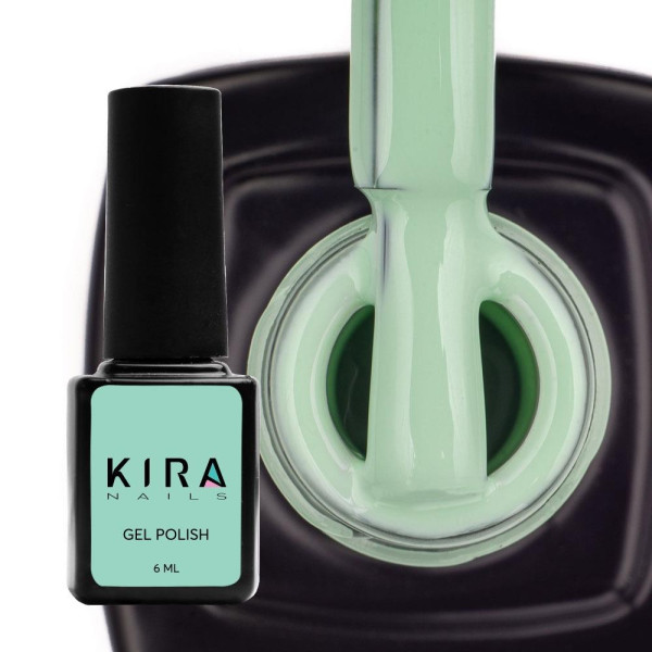 Гель-лак Kira Nails №025 (бледный салатовый, эмаль), 6 мл