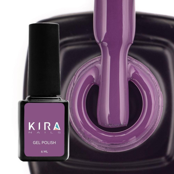Гель-лак Kira Nails №030 (фиолетовый, эмаль), 6 мл