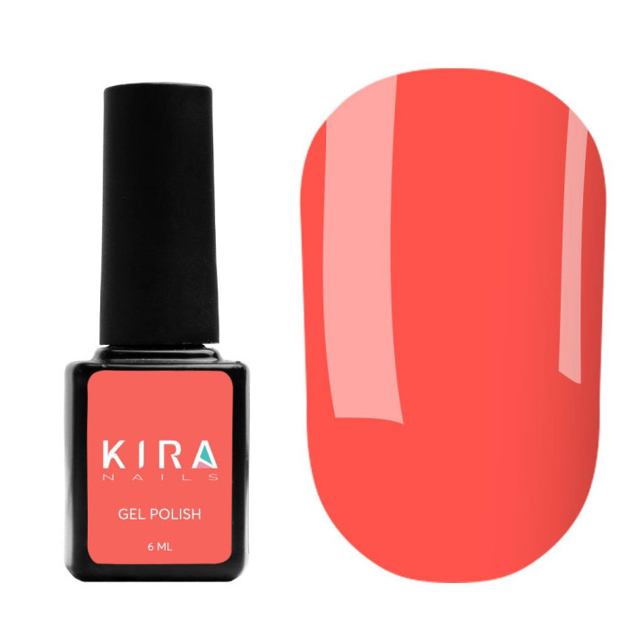Гель-лак Kira Nails №043 (приглушений малиновий, емаль), 6 мл