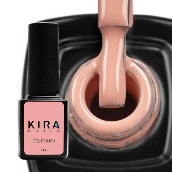 Гель-лак Kira Nails №045 (темно-карамельный с мелким шимером), 6 мл