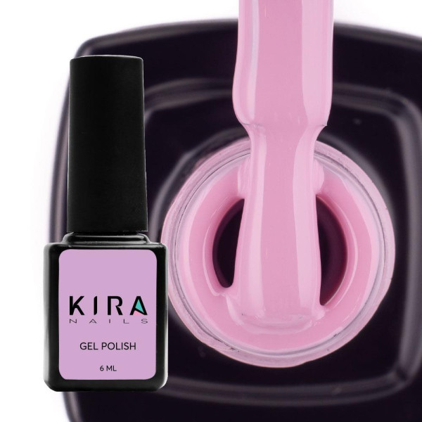 Гель-лак Kira Nails №064 (бледно-розовый, эмаль), 6 мл