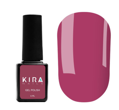 Гель-лак Kira Nails №069 (винно-пурпурний, емаль), 6 мл