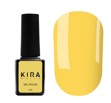 Гель-лак Kira Nails №073 (світло-жовтий, емаль), 6 мл