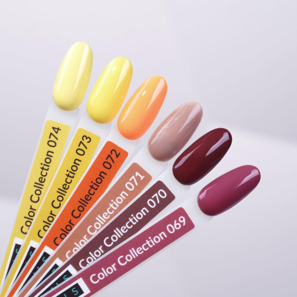 Гель-лак Kira Nails №074 (светло-желтый, эмаль), 6 мл