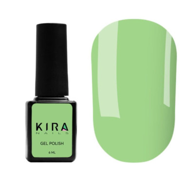 Гель-лак Kira Nails №076 (ментоловий, емаль), 6 мл