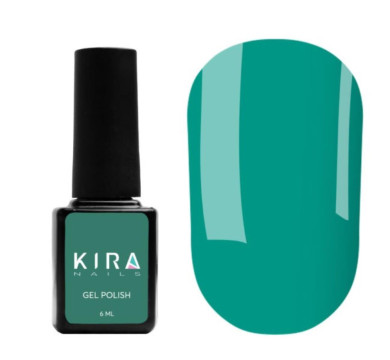 Гель-лак Kira Nails №078 (зеленый, эмаль), 6 мл