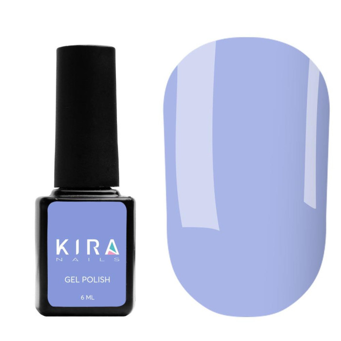 Гель-лак Kira Nails №083 (блідо-васильковий, емаль), 6 мл