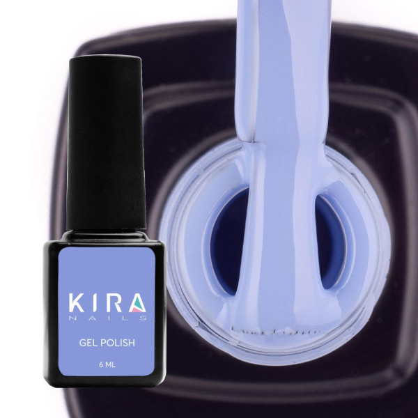 Гель-лак Kira Nails №083 (блідо-васильковий, емаль), 6 мл