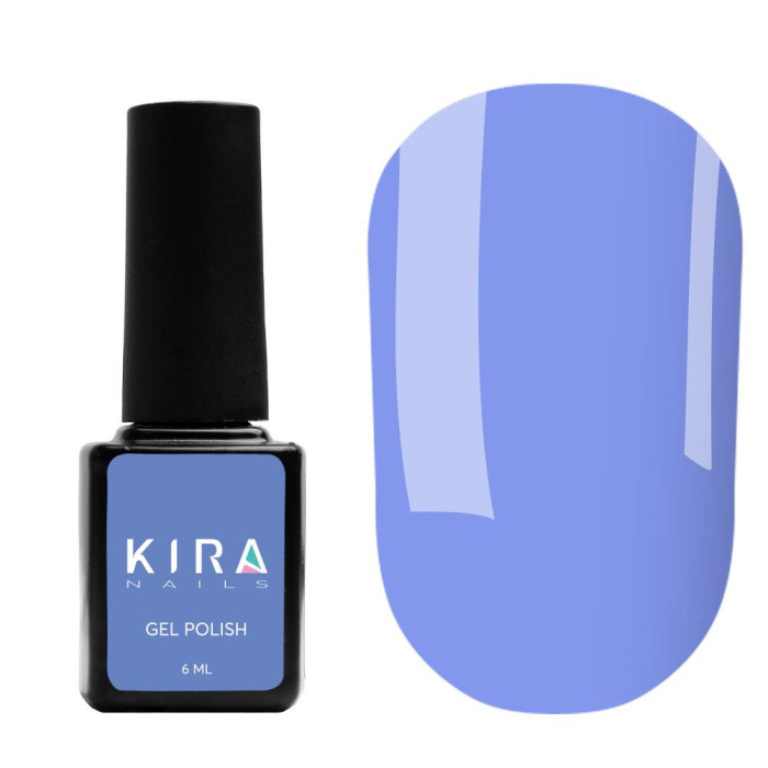 Гель-лак Kira Nails №084 (васильковий, емаль), 6 мл