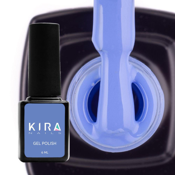 Гель-лак Kira Nails №084 (васильковый, эмаль), 6 мл