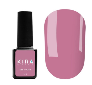 Гель-лак Kira Nails №092 (темно-бузковий, емаль), 6 мл