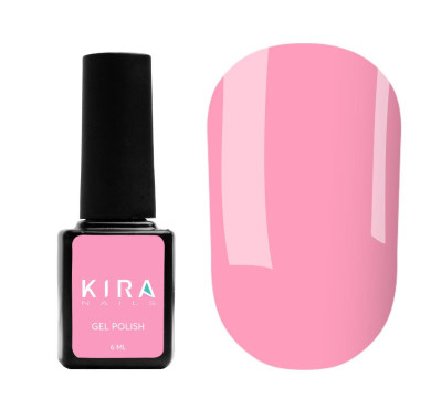 Гель-лак Kira Nails №101 (яркий розовый, эмаль), 6 мл
