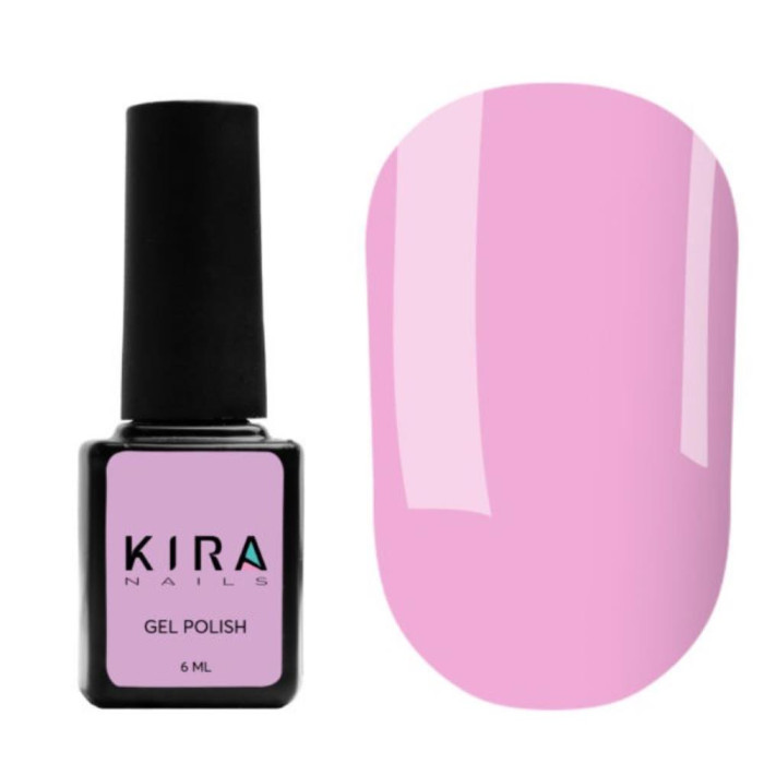 Гель-лак Kira Nails №103, (рожево-ліловий, емаль), 6 мл