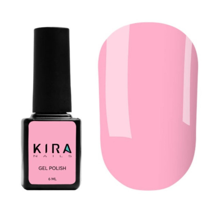 Гель-лак Kira Nails №104 (насичений рожевий, емаль), 6 мл