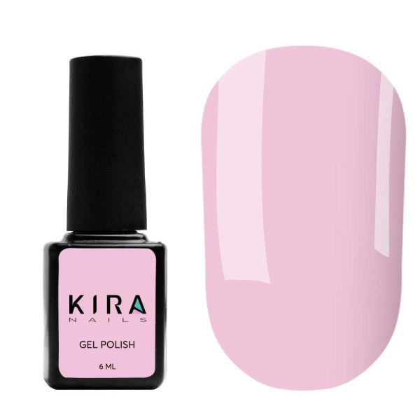 Гель-лак Kira Nails №105 (нежно-розовый, эмаль), 6 мл