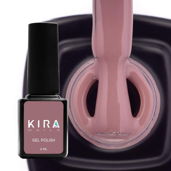 Гель-лак Kira Nails №116 (серо-коричневый, эмаль), 6 мл