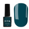 Гель-лак Kira Nails №128 (темно-зеленый, эмаль), 6 мл