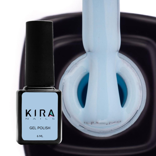 Гель-лак Kira Nails №131 (аквамариновий, эмаль), 6 мл