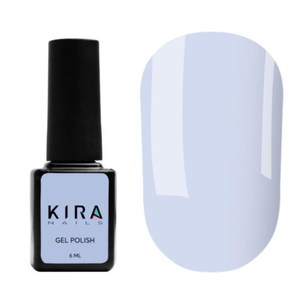 Гель-лак Kira Nails №132 (нежно-голубой, эмаль), 6 мл