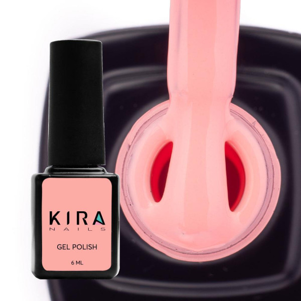 Гель-лак Kira Nails №141 (бежево-розовый, эмаль), 6 мл