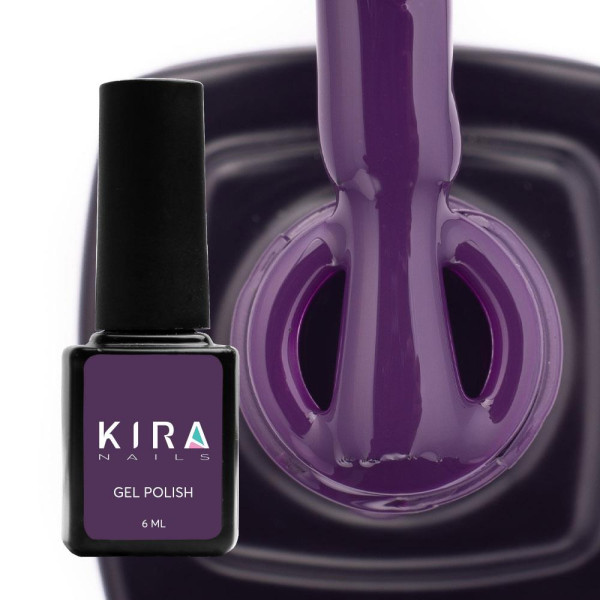 Гель-лак Kira Nails №149 (темно-фиолетовый, эмаль), 6 мл