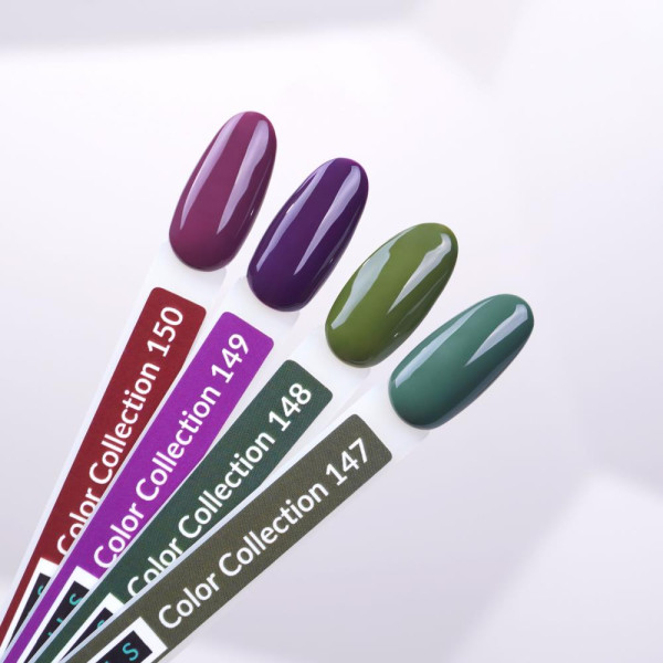 Гель-лак Kira Nails №149 (темно-фиолетовый, эмаль), 6 мл