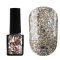 Гель-лак Kira Nails Shine Bright №003 (біле золото з блискітками), 6 мл