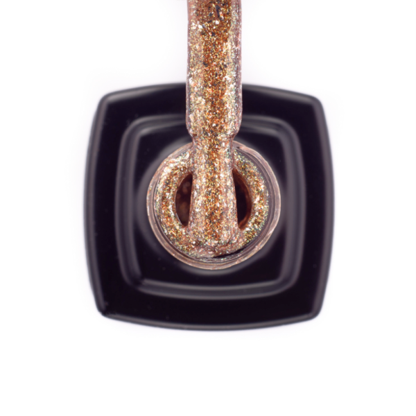 Гель-лак Kira Nails Shine Bright №006 (бронза с блестками), 6 мл
