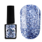Гель-лак Kira Nails Shine Bright №010 (блакитний з блискітками), 6 мл