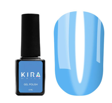 Гель-лак Kira Nails Vitrage №V08 (блакитний, вітражний), 6 мл