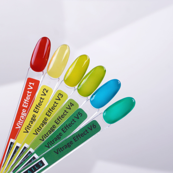 Гель-лак Kira Nails Vitrage №V09 (синій, вітражний), 6 мл