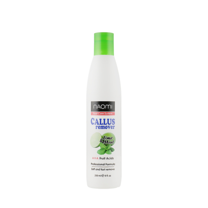 Кислотний пілінг для педикюру Naomi Callus Remover (Lime & Mint), 250 мл